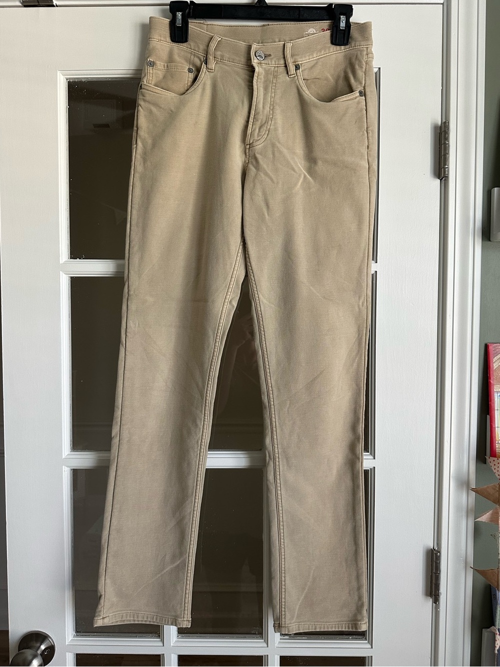 Faherty stretch terry 5- pocket pant